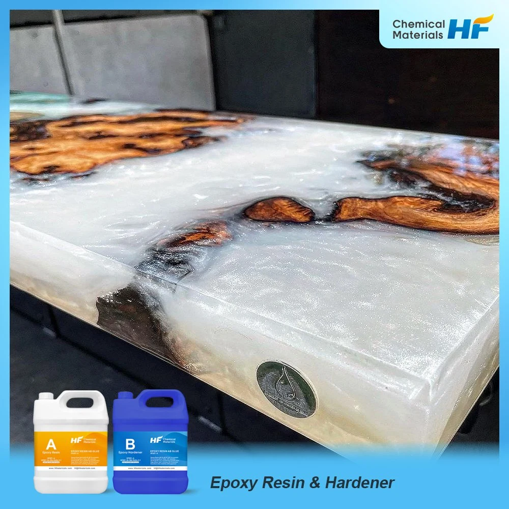 Professional Manufacturer Wholesale Price Epoxy Resin and Hardener High Hardness Kitchen Table Ab Adhesive Coating