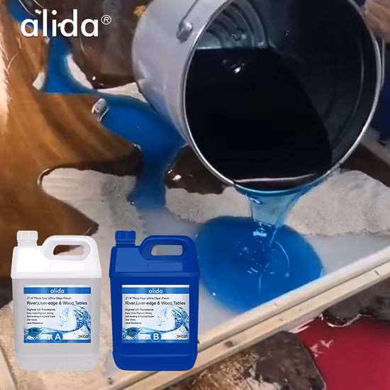 Résine époxy liquide transparente à faible viscosité Huida pour l'enrobage et l'encapsulation